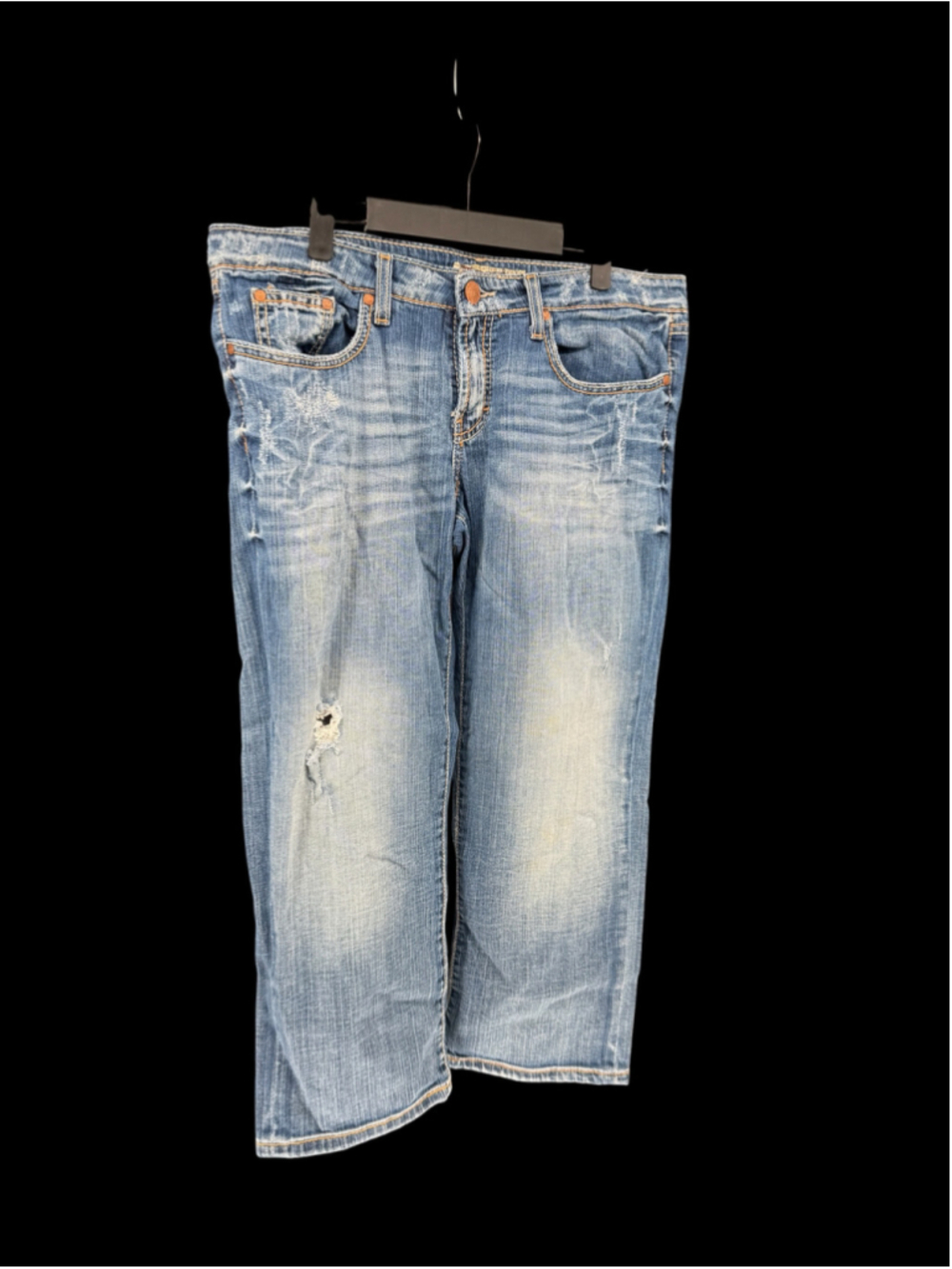 Women's BKE Cropped Jeans Blue Size 32